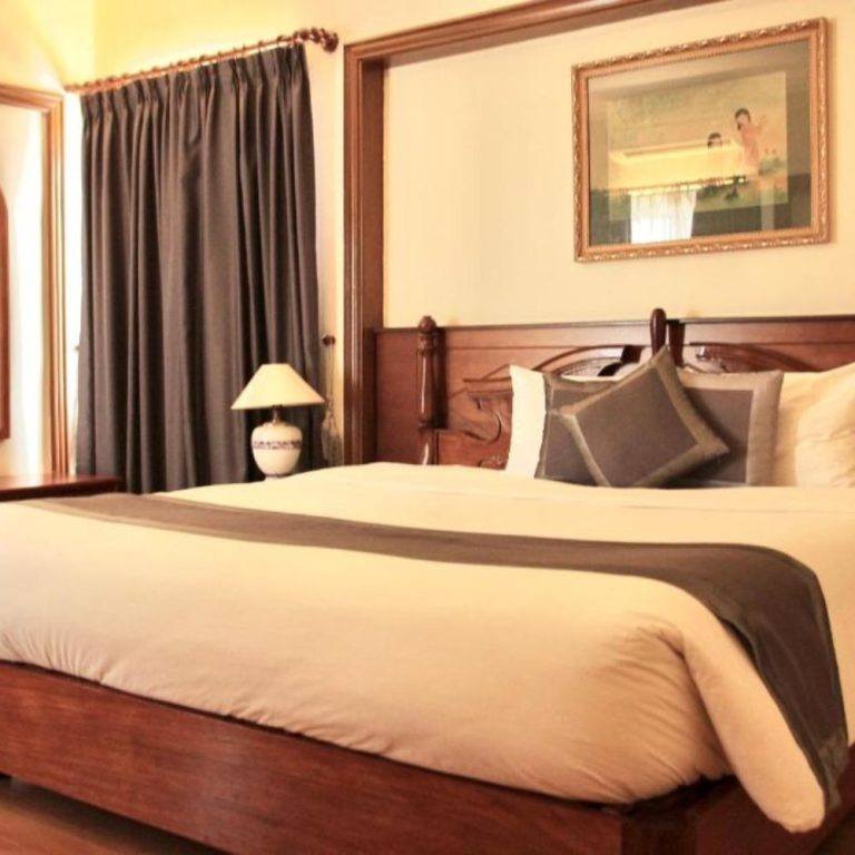 Spacious Bed with Crisp